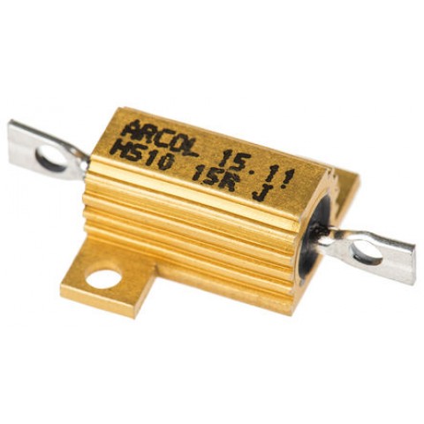 HS 10W 15RJ HEATSINK RESISTOR 5%